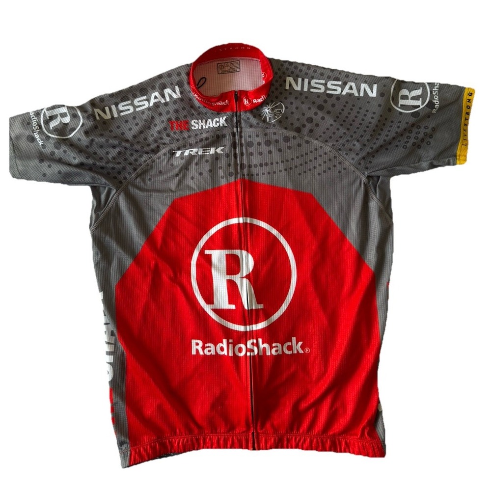 Team RadioShack Nissan Trek Livestrong Cycling Jersey Mens XL Bontrager